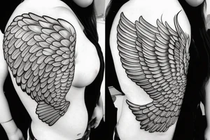 pig with wings tattoo idea