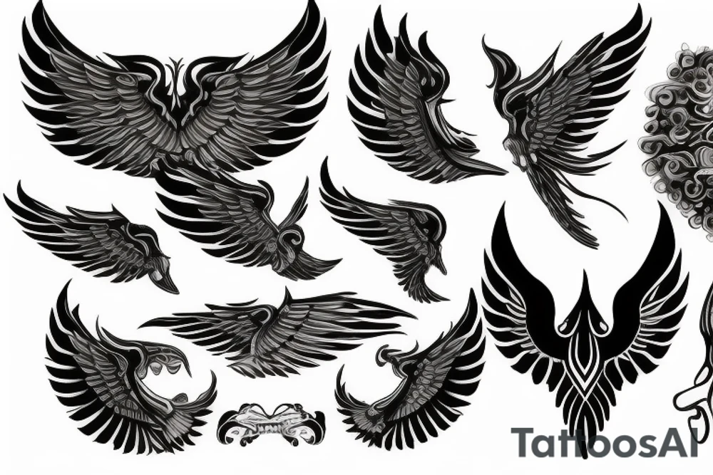 racecar with wings tattoo idea