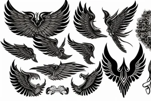 racecar with wings tattoo idea