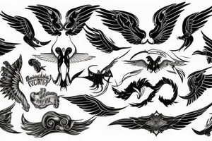 racecar with wings tattoo idea