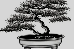 bonsai tree tattoo idea