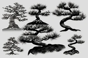 bonsai tree tattoo idea