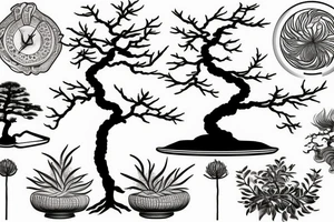 bonsai tree tattoo idea