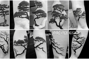 bonsai tree tattoo idea