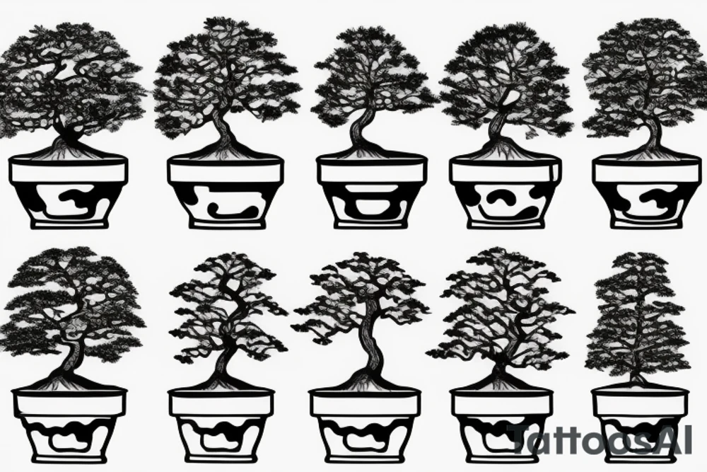 bonsai tree tattoo idea
