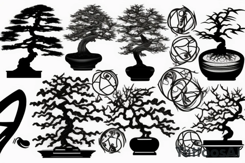 bonsai tree tattoo idea