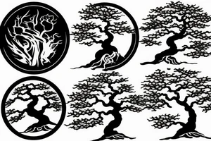 bonsai tree tattoo idea