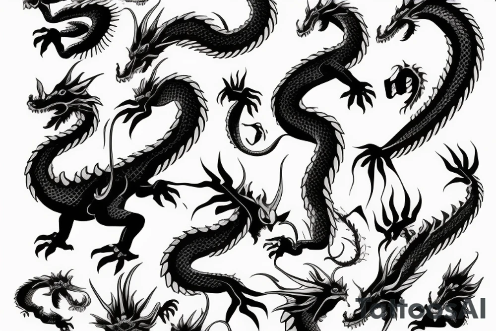 dragon tattoo idea