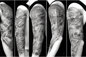 airplane tattoo idea