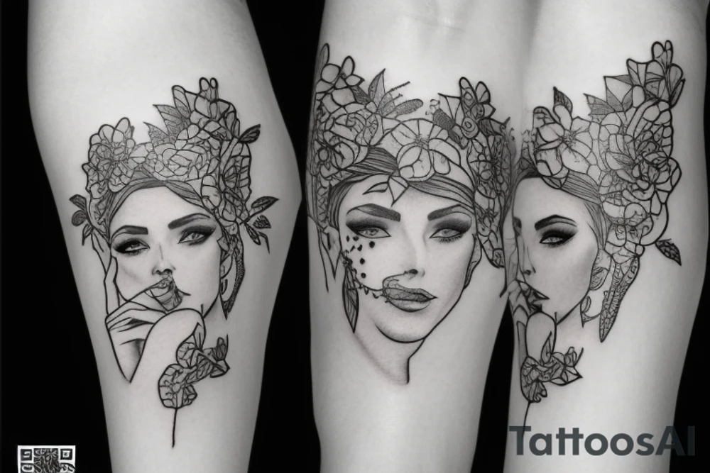 pretty woman tattoo idea