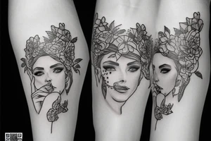 pretty woman tattoo idea