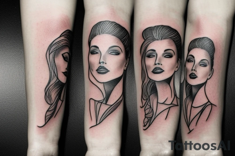 pretty woman tattoo idea