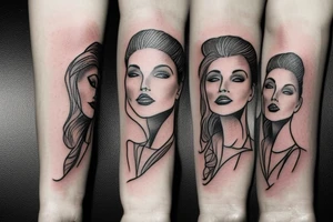 pretty woman tattoo idea