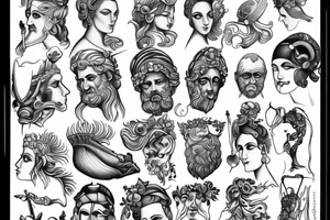 a greek god tattoo idea