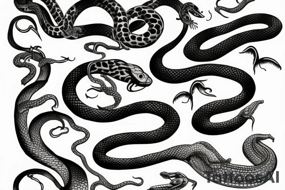 Mitgard snake tattoo idea