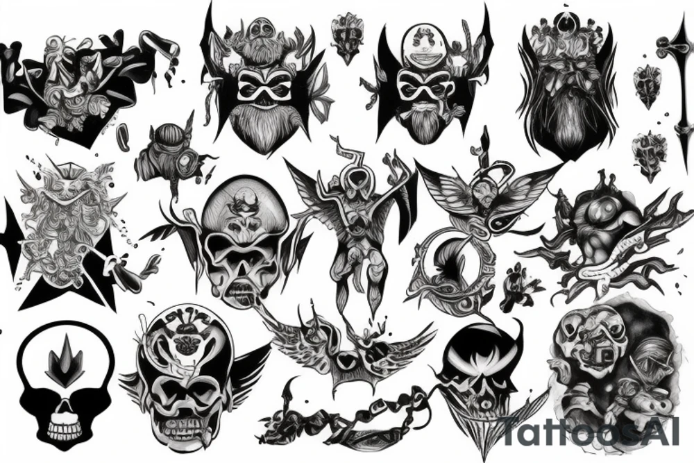 All mighty master of universe tattoo idea