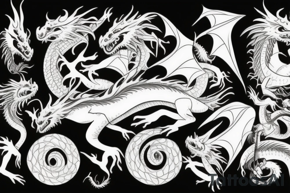 Dragon tattoo idea