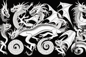 Dragon tattoo idea