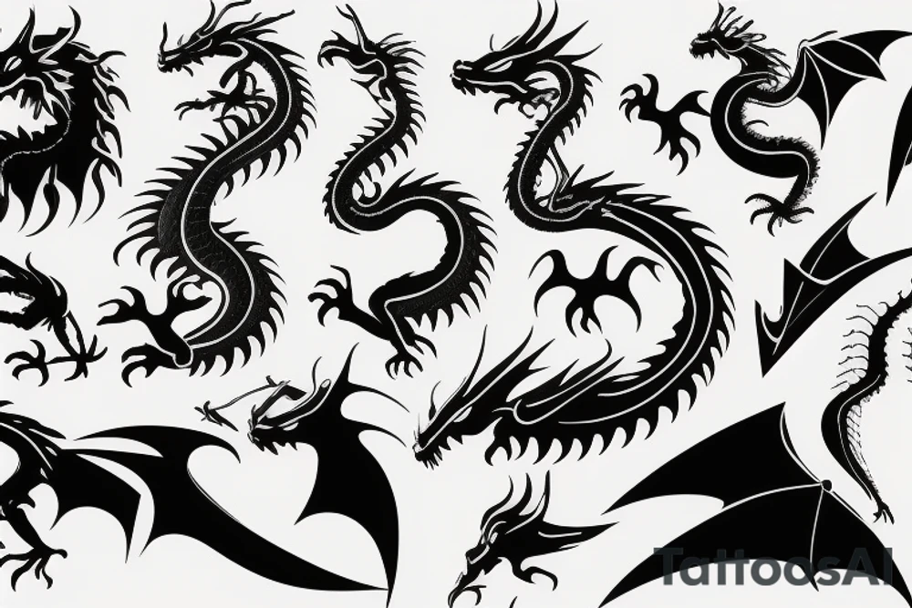 Dragon tattoo idea