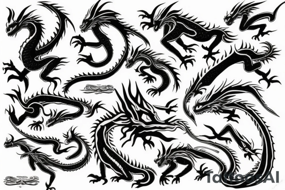 Dragon tattoo idea