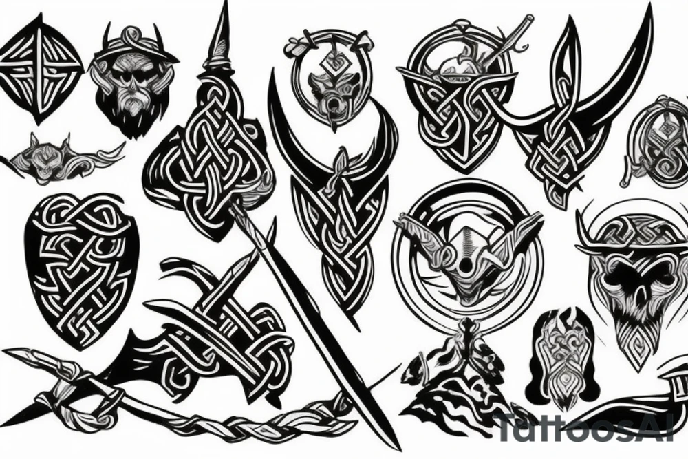 Viking tattoo idea