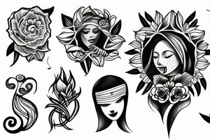 Mother Earth human tattoo idea
