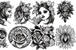 Mother Earth human tattoo idea
