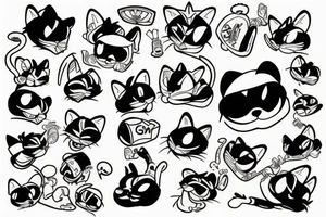 felix the cat tattoo idea