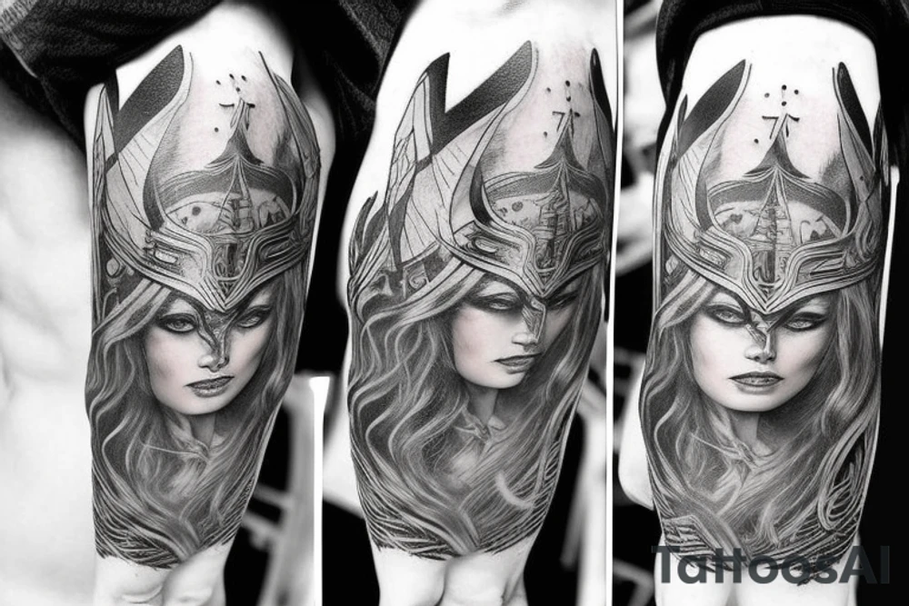 norse Valkyrie tattoo idea