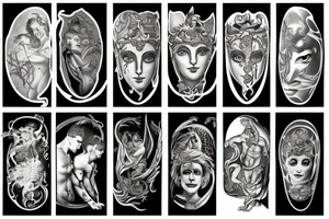 greek gods tattoo idea