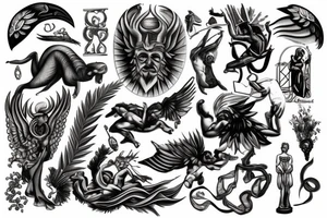 greek gods tattoo idea