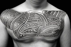 Polynesian Green Sea Turtle tattoo idea