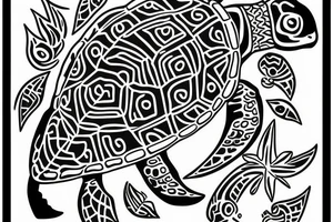Green Sea Turtle tattoo idea