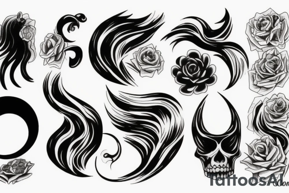 Western, book, moon tattoo idea