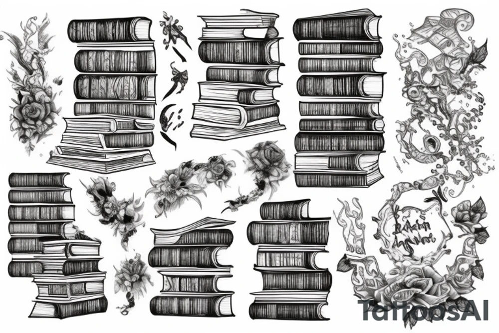 Books tattoo idea