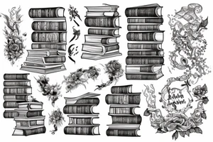 Books tattoo idea