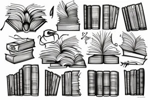 Books tattoo idea