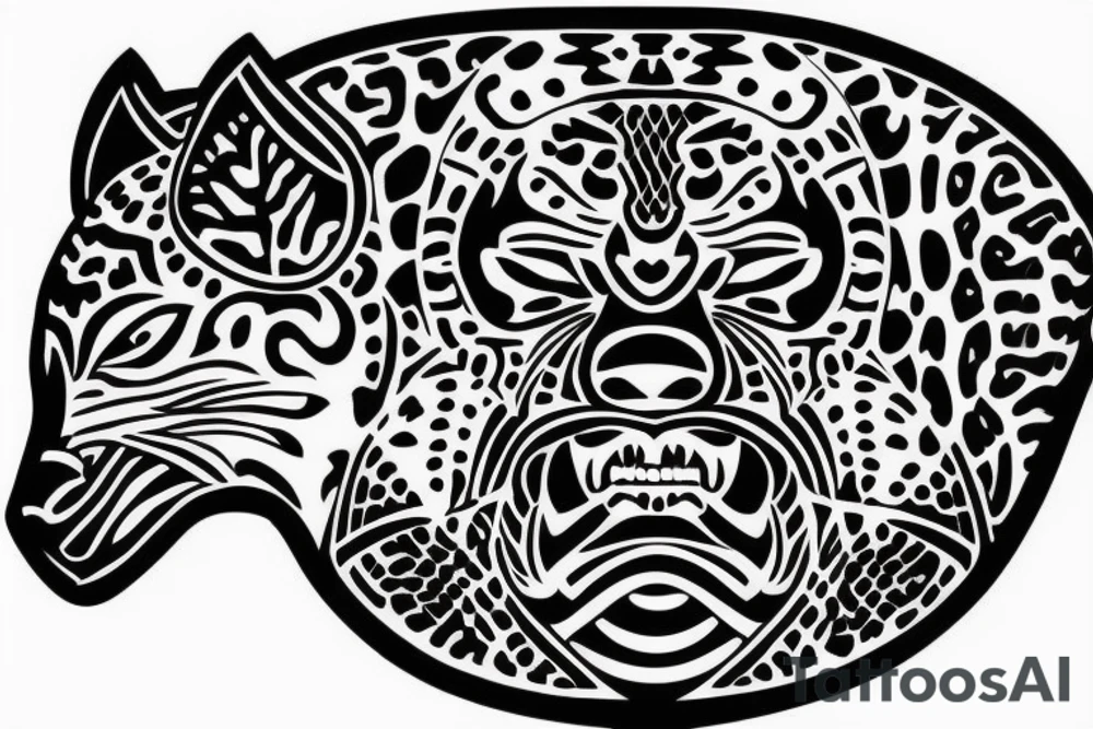 jaguar headdress tattoo idea