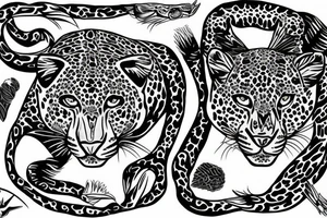jaguar headdress tattoo idea