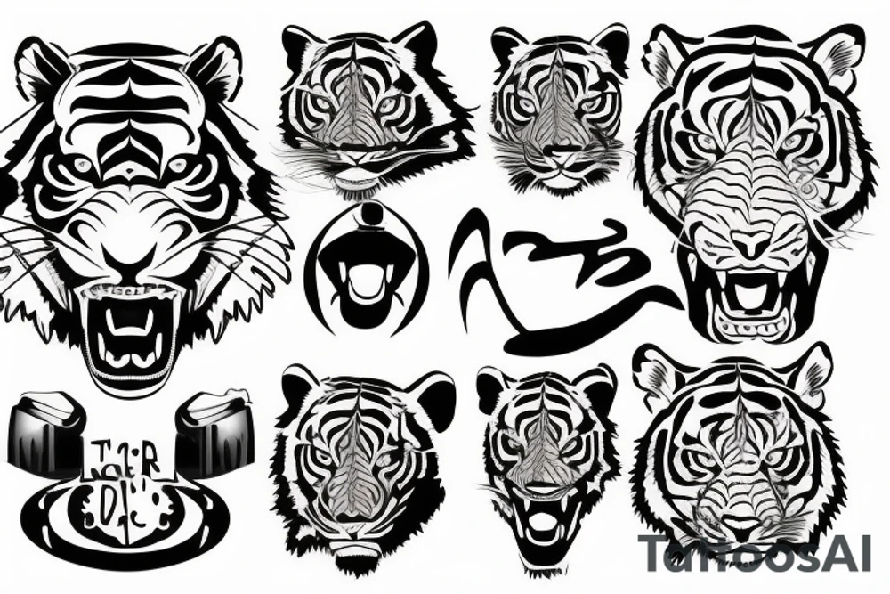 tiger tattoo idea