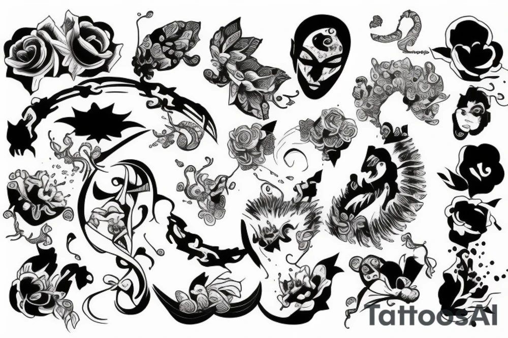 people tattoo idea