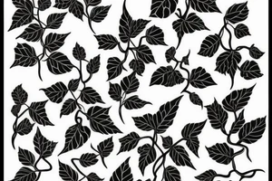 twisting Poison ivy vine tattoo idea