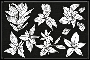oleander flower tattoo idea