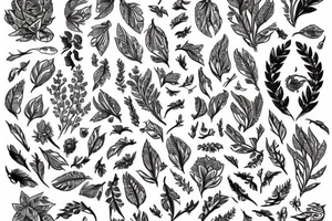 Kalmia latifolia tattoo idea