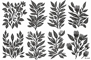 Kalmia latifolia tattoo idea