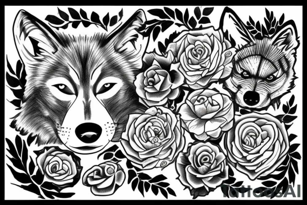 wolfsbane  flower tattoo idea