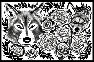 wolfsbane  flower tattoo idea