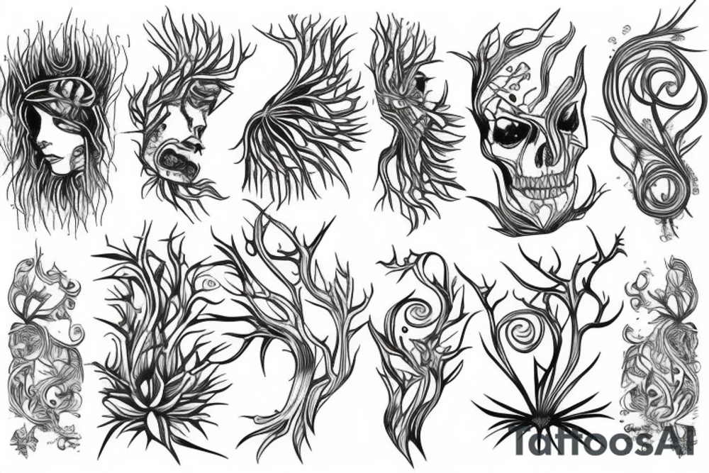water hemlock tattoo idea