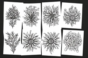 water hemlock flower tattoo idea