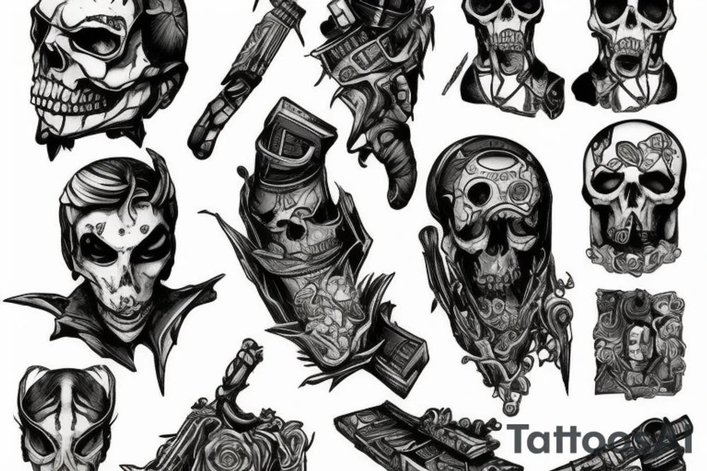 borderlands 2 deathtrap tattoo idea